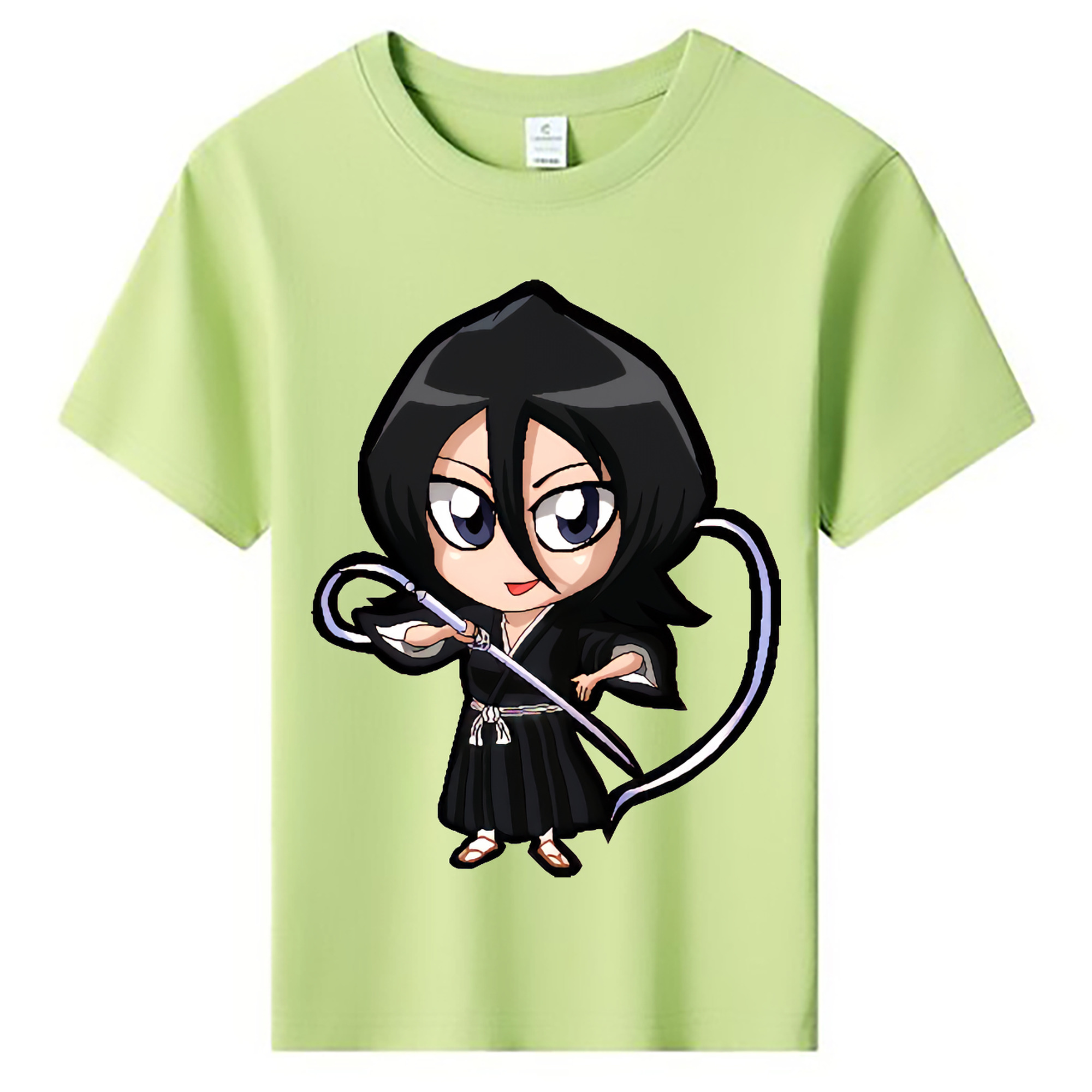 （画像用） ブリーチ 朽木ルキア BLEACH Kuchiki Rukia 綿100％キッズTシャツ（フロントプリント）